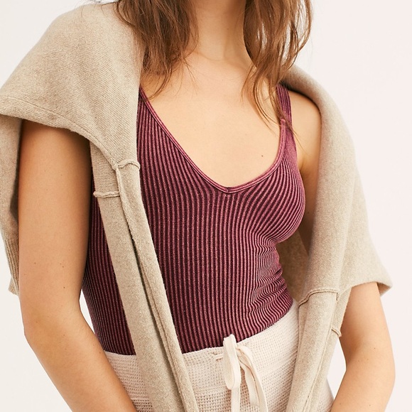 🌺free people washed seamless crop top - Picture 6 of 17